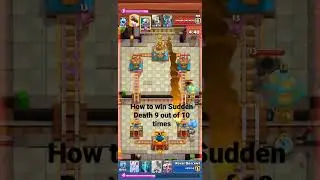 How to win Sudden Death in Clash Royale #clashroyale #clash