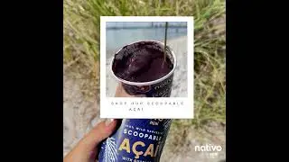 Nativo A&ccedil;a&iacute; on the beach