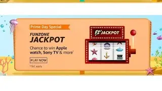 Amazon Prime Day Special Funzone Jackpot Quiz Today Answers | 14 July 2021