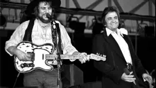 Johnny Cash & Waylon Jennings ~ I Wish I Was Crazy Again