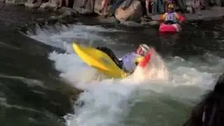 Freestyle Playboating Kayak Tricks Fibark 2012 Finals