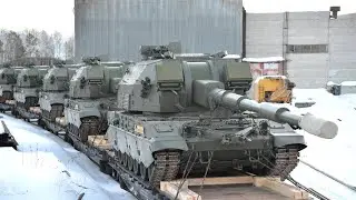 The combative capabilities of the Russian 2S35 Koalitsiya-SV artillery deployed to Ukraine.