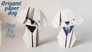 🐶 How to Make an Easy Origami Dog | Simple Paper Dog Step by Step Tutorial