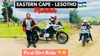 Я доехала на своем мотоцикле BMW F750 GS до Лесото 🇱🇸 из Мататиеле | Впервые на грунтовой дороге ...