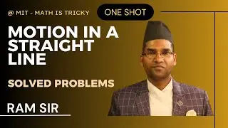 MOTION IN A STRAIGHT LINE @Ramsah @mitmathistricky @tipsandtricks @solvedexamples