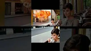 When Classic Films Meet AI Explosion VFX #ai  #aivideo  #vfx