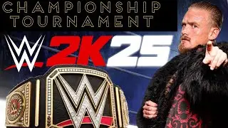 How to setup a CHAMPIONSHIP tournament in WWE 2K25