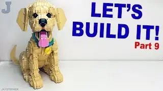 LEGO Icons 2026 Golden Retriever Puppy 11384 Build Part 9 & Tour