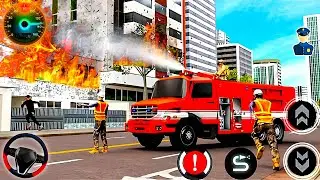 911 Fire Truck Rescue Simulator 3D - US Emergency Rescue Firefighter Game - Android Gameplay