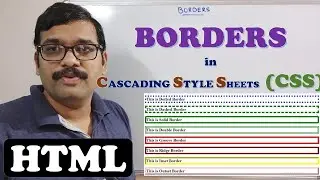 BORDERS IN CSS - HTML