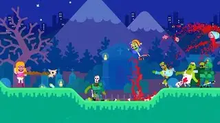 Bowmasters Penny | Poopy Dog vs Zombies | GameMaster Noob
