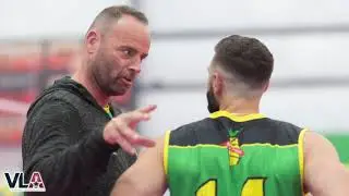 THROWN TO THE FLOOR BY THE OLYMPIAN - Team Pineapple Setter Lloy Ball