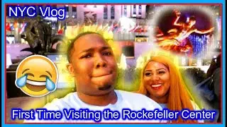 FIRST TIME VISITING ROCKEFELLER CENTER | FAMILY VLOGGERS | KEE KAM AND THE FAM | NYC