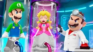 ¡O PLANO MALIGNO DO DR. MARIO! 🧪 Luigi e Peach em perigo? | Animação de Super Mario Bros