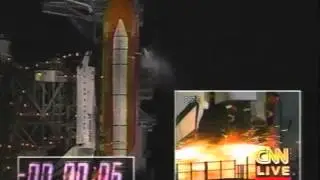Space Shuttle Altantis Night Launch Sep 25, 1997