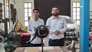 Demonstration of hydraulic Drum brake system | automobile engineering | govt. Polytechnic Nashik 