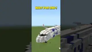 Making Aeroplane 😱#shorts #minecraft #gaming #buildhacks #buildinghacks #viralshorts