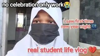 No Sleep No Celebration just working💔My First New Year Night 🥹