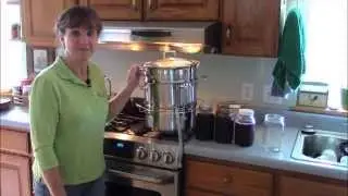 Обзор соковыжималки Norpro Steamer 2 дымящиеся вишни для вишневого сока.