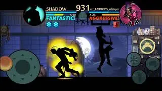 Shadow Man Vs Whisper | Shadow Fight 2 - Insane enchantment Weapons.
