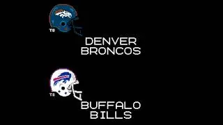 Denver Broncos vs Buffalo Bills Tecmo Recap #tecmosuperbowl #nfl #playoffs #divisionalround