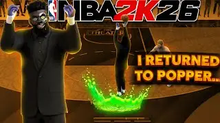 I RETURNED TO POPPER & I COULDNT MISS WITH THE BEST JUMPSHOT/POPPER BUILD in NBA 2K26!