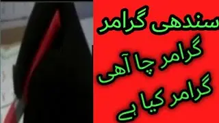 sindhi Grammer class 1 to 10|parts of speech in sindhi|sindhi literature|گرامر چا آھی|گرامر کی تعریف