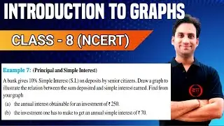 A bank gives 10% Simple Interest (S.I.) on deposits by senior citizens. Draw a graph to illustrate