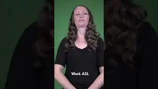 👩&zwj;💻 Work in ASL #asl #americansignlanguage #aslinteractive #aslcommunity #languagelearning
