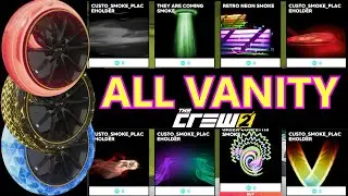 The Crew 2 All vanity items complete list