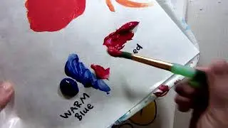 How to Paint a Color Wheel Using Acrylic Paint