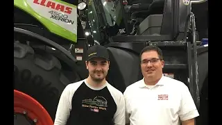 Big Tractor Power Meets Ryan from How Farms Work at the 2017 National Farm Machinery Show