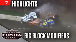 Championship Night | Big Block Modifieds at Fonda Speedway 8/10/24 | Highlights