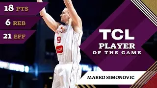 Marko Simonovic (18 PTS) | TCL Player Of The Game | MNE vs CMR | FIBA OQT 2024 Latvia