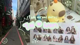 Study Abroad Diaries: first few days in Taiwan 🇹🇼 | Fae Nicole