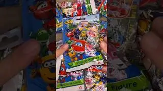 🚁ลุ้นสุ่ม! Super Wings Blink-Eyes Figure #superwings #blindbox #blindpacks #toys #superwingstoys