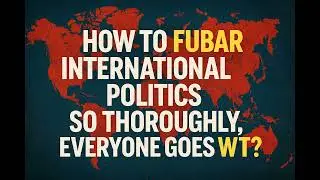 How to FUBAR International Politics So Thoroughly, Everyone Goes WTF?!