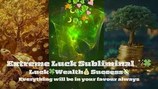 Activate lucky person syndrome✨ Extreme luck subliminal🪄⭐#subliminal