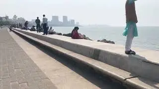 marine drive beach view