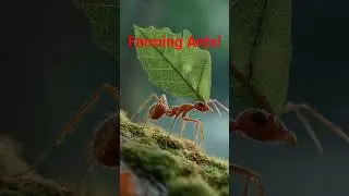 An Underground Farming Empire Built by Ants#shorts #animalshorts