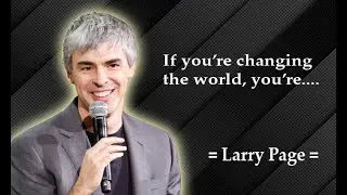 Larry Page Quote  - 10 wise words the importance of technology to rule the world