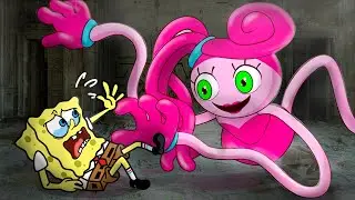 The Birth of Mommy Long Legs - The Story of Spongebob's Experiment | Woa Doodland