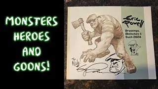 Unboxing Eric Powell's 2024 Convention Sketchbook
