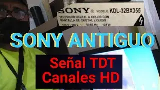 se&ntilde;al TDT en tv SONY KDL-32BX355