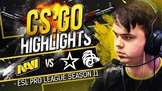 Хайлайты NAVI против North, Complexity на ESL Pro League S11