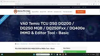 Temic DSG Immo OFF Editor vin powerclass mileage km correction TCU DQ200 DQ250 MQB DQ400e DQ250Fxx