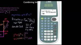 Combining Vectors 2 - Simply Combining x and y Components