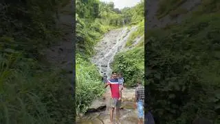 In your tiny hands, I found my whole world. 💖#vagamon #waterfall #trip