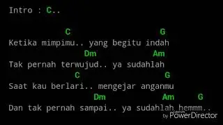 Bondan feat 2 Black - Ya Sudahlah ( Kunci Lagu & Lirik)