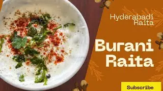 &ldquo;Hyderabadi Burani Raita Recipe | हैदराबादी रायता | 5-Min Refreshing Raita for Biryani & Meals!